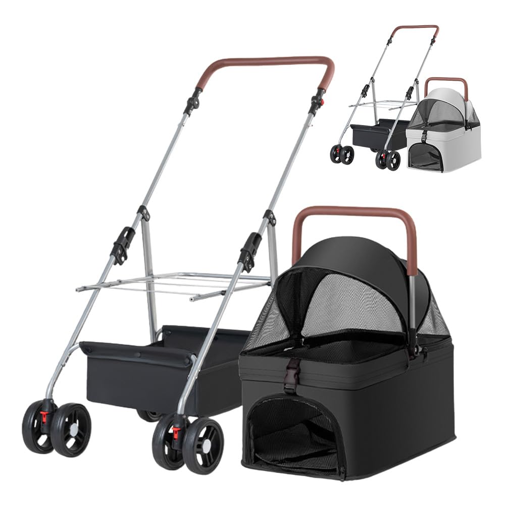 Amazon.co.jp: seathestars ペットカート ドッグカート 小型犬 分離型